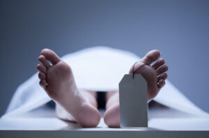 grave robbing - cadaver on table