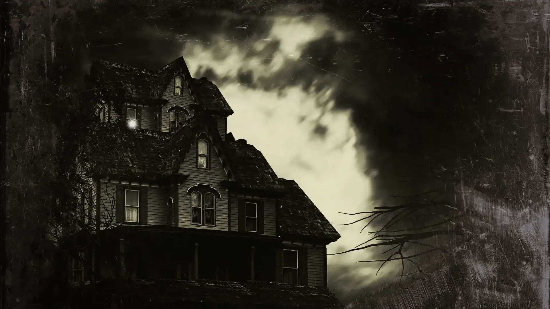 stay the night in a haunted house