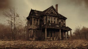 old farmhouse - spend the night in a haunted house