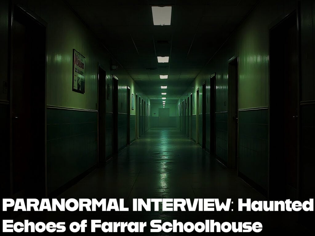 front page image for haunted echoes of farrar schoolhouse