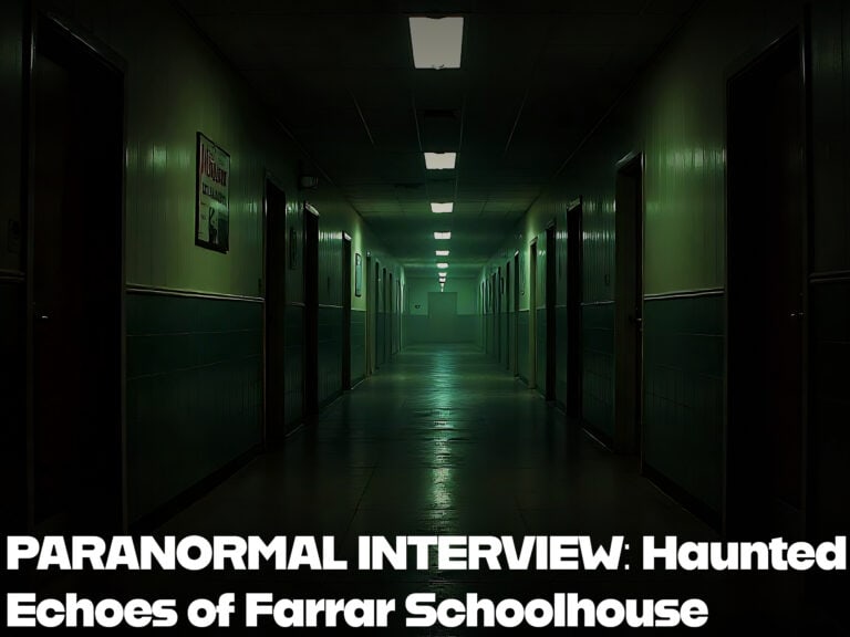 front page image for haunted echoes of farrar schoolhouse