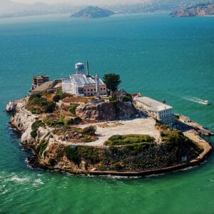 Alcatraz island where many prison escapes were attempted