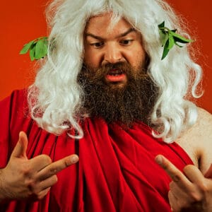 greek history of the middle finger