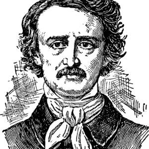 death of edgar allan poe drawing