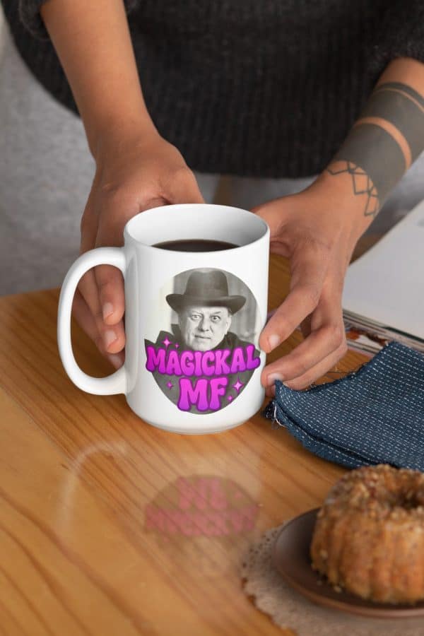 Magickal MF Crowley 15oz Mug - Image 2