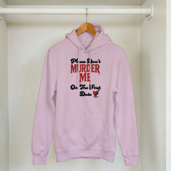pink dark humor hoodie to support domestic violence