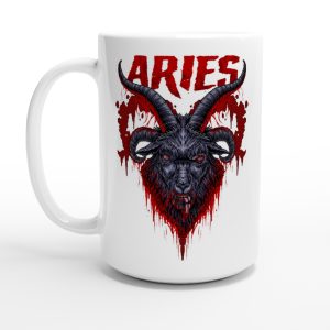 15 ounce horoscope mug for Aries Zodiac sign