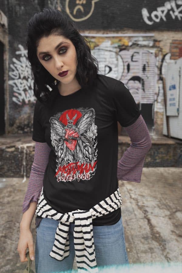 Mothman Loves You Tee - Image 3