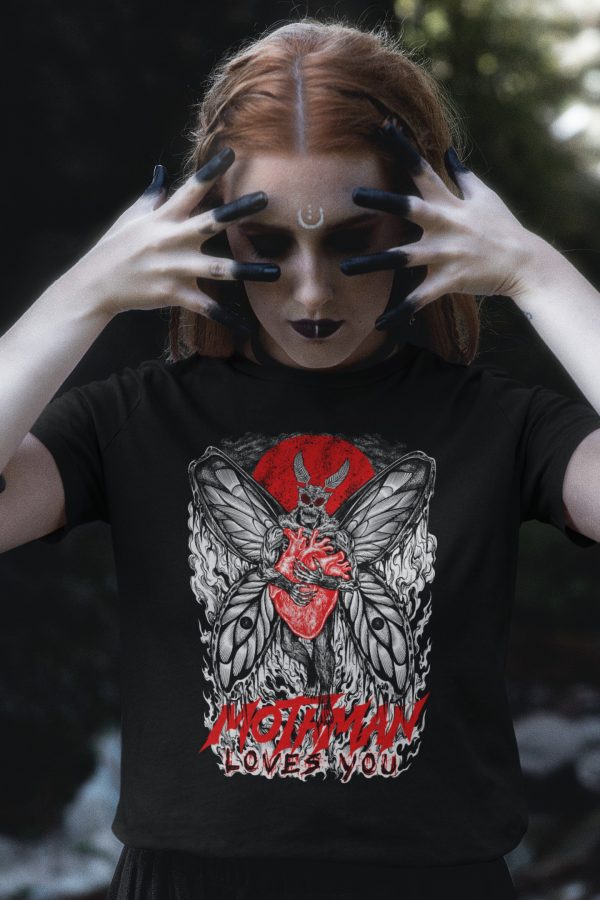 Mothman Loves You Tee - Image 4