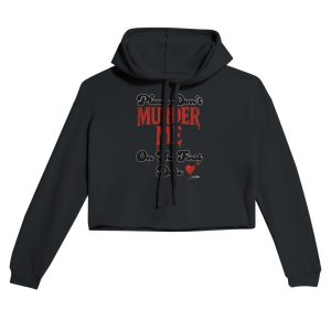 funny alternative cropped hoodie for first dates