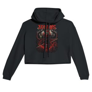 Cropped taurus hoodie for astrology punks