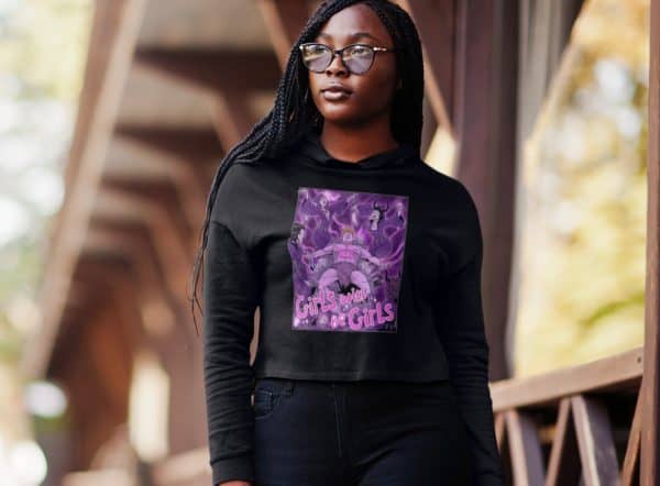 Girls Will Be Girls Cropped Hoodie - Image 5