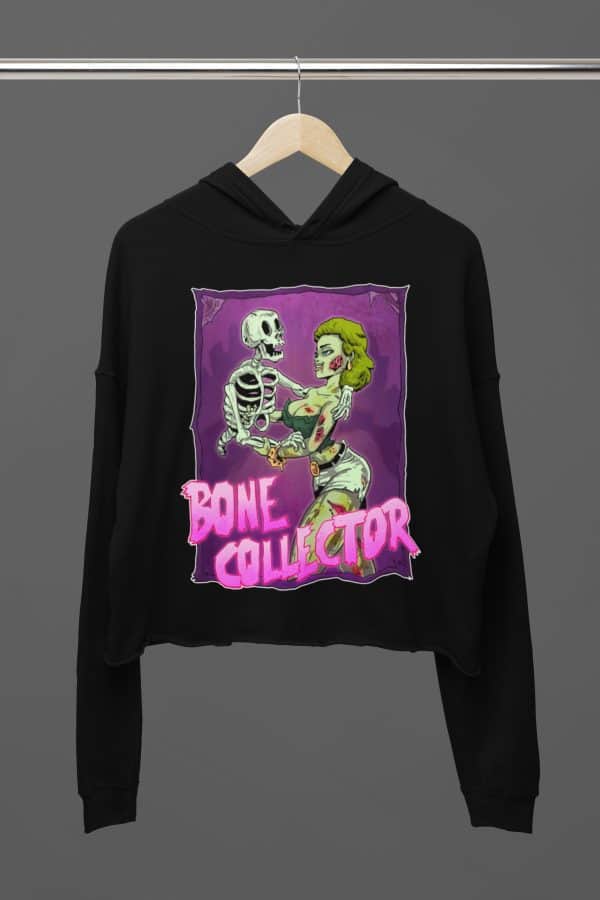 Bone collector cropped hoodie on hanger