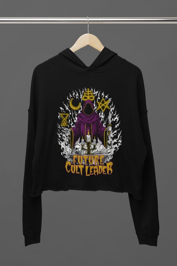 Cropped future cult leader hoodie