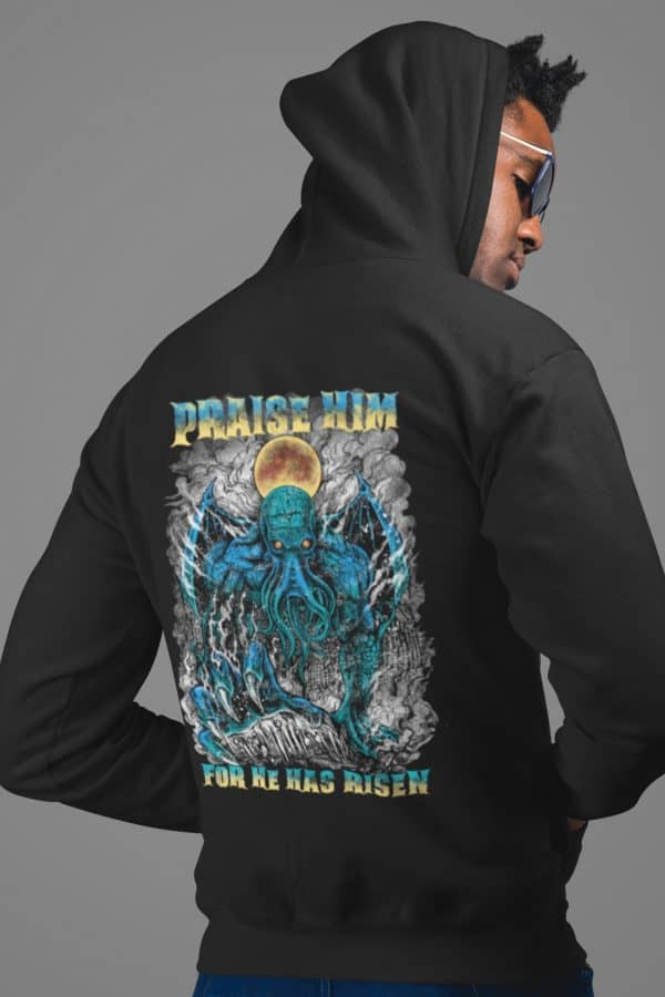 Praise Him Cthulhu Hoodie - Image 5