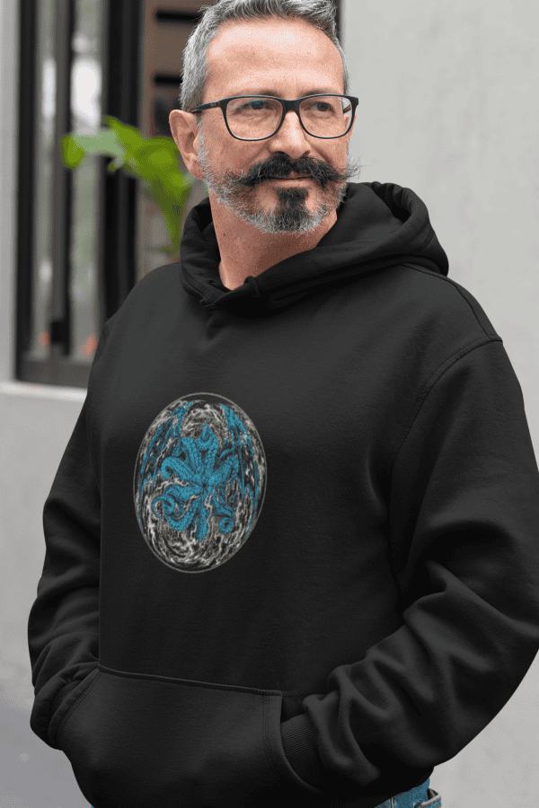 Praise Him Cthulhu Hoodie - Image 4