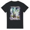 Introverted but will talk to ghosts tee - black