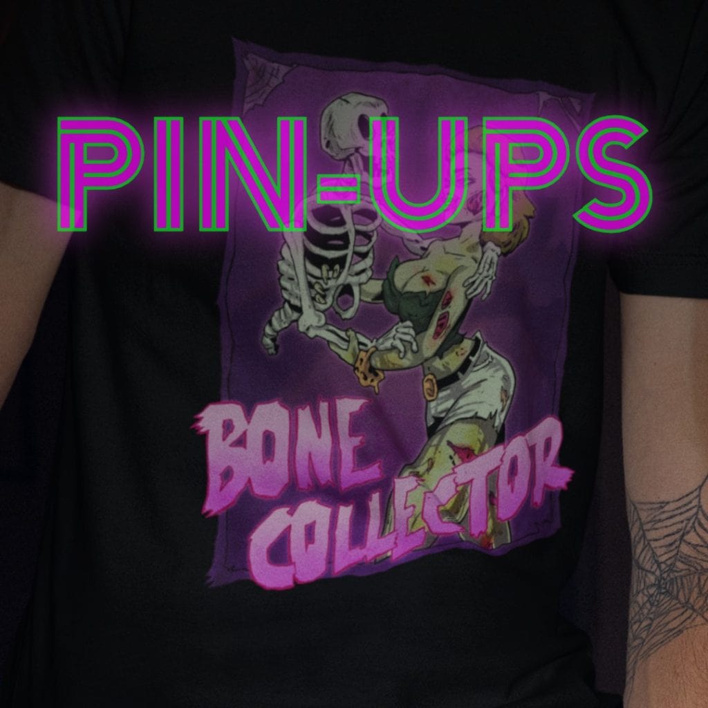 pin-up category cover photo with alternative style shirt
