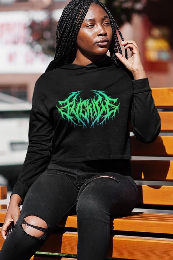 FUCK ICE Cropped Hoodie - Image 4