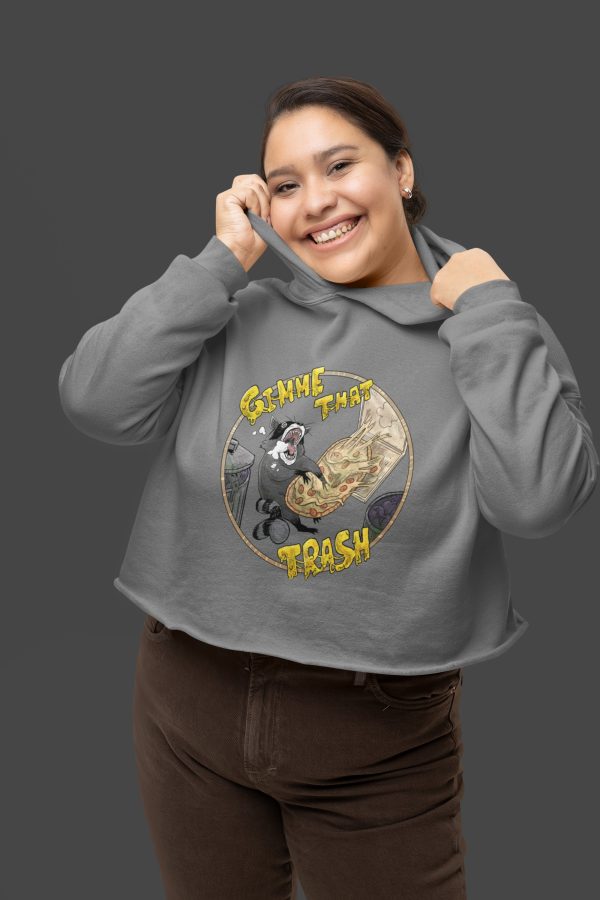 Gimme That Trash Cropped Hoodie - Image 5