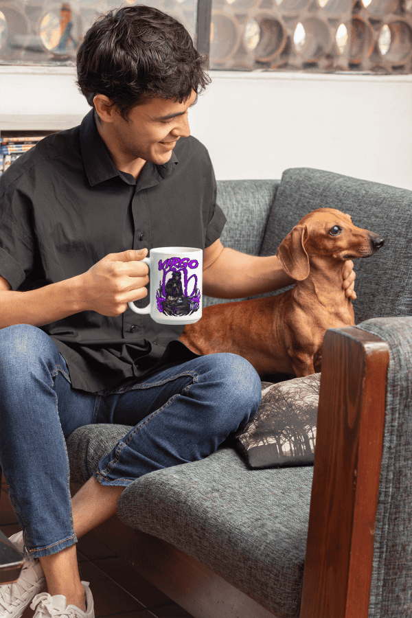 Virgo Zodiac 15oz Mug - Image 5