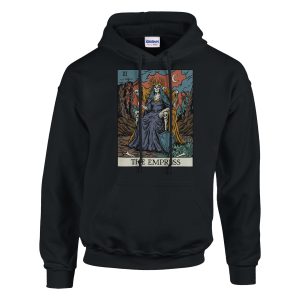 the empress alternative tarot hoodie flat lay