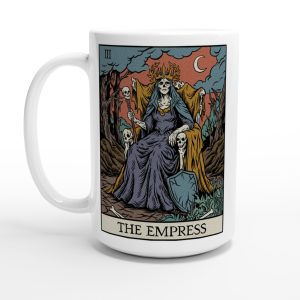 the empress tarot 15oz mug flat