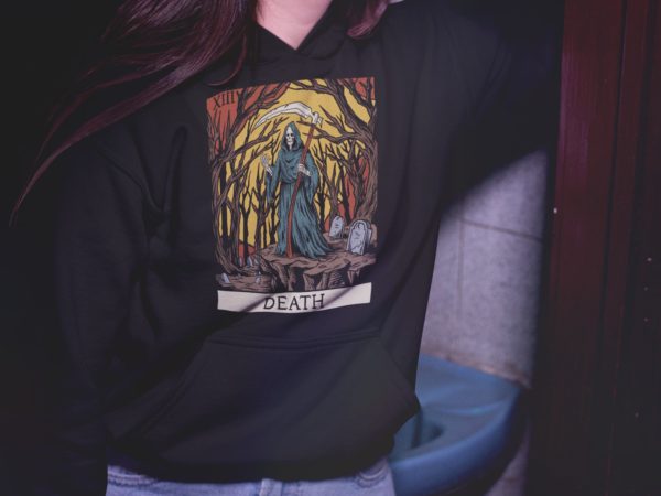 xiii. Death Tarot Hoodie - Image 3