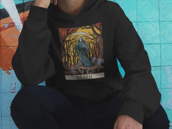xiii. Death Tarot Hoodie - Image 5
