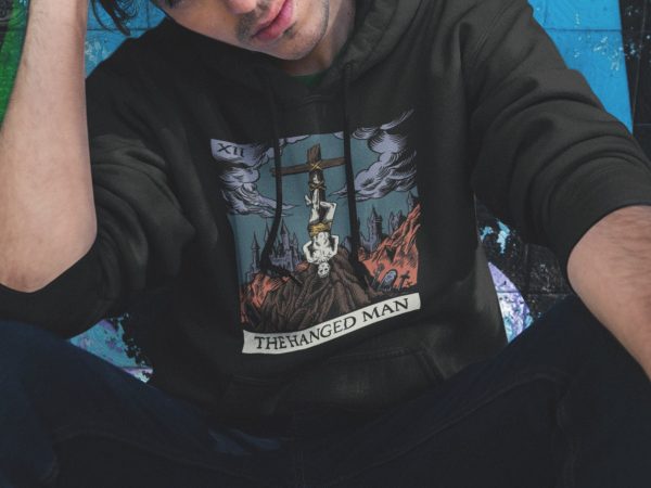 xii. The Hanged Man Tarot Hoodie - Image 3