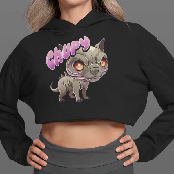 Chupy Cropped Hoodie - Image 3