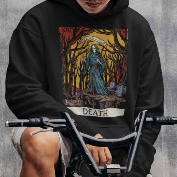 xiii. Death Tarot Hoodie - Image 4