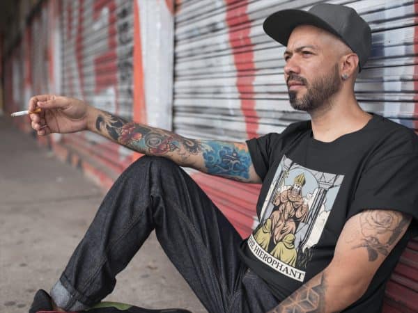 v. The Hierophant Tarot Tee - Image 4