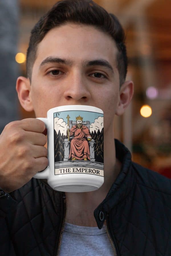 iv. The Emperor Tarot 15oz Mug - Image 3