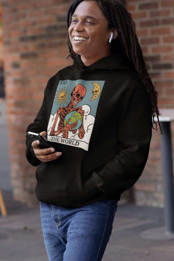 xxi. The World Tarot Hoodie - Image 5