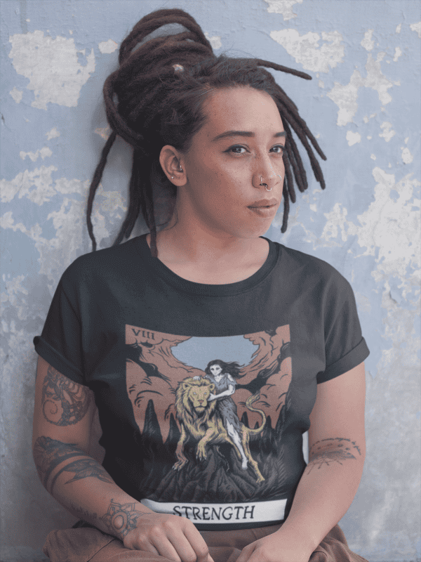 viii. Strength Tarot Tee - Image 6