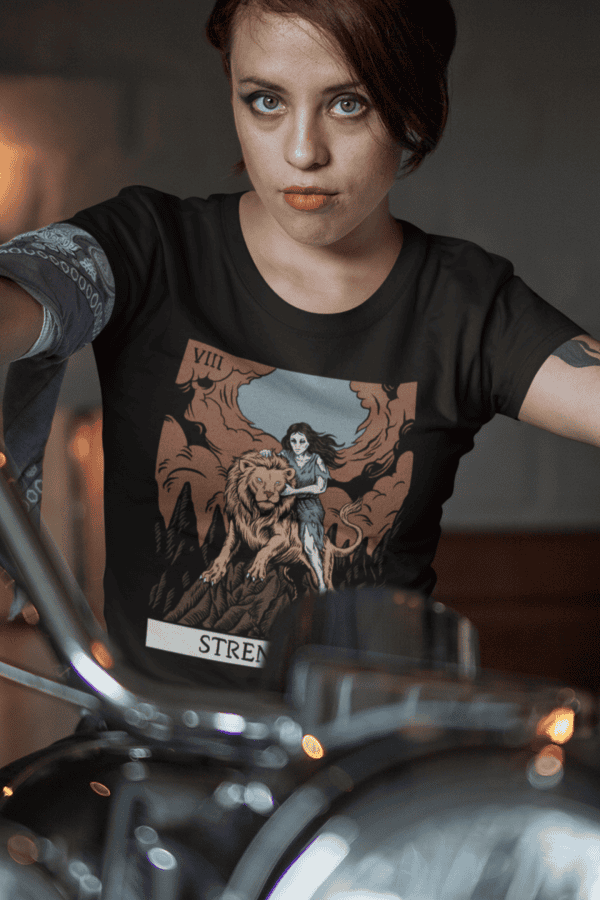 viii. Strength Tarot Tee - Image 4