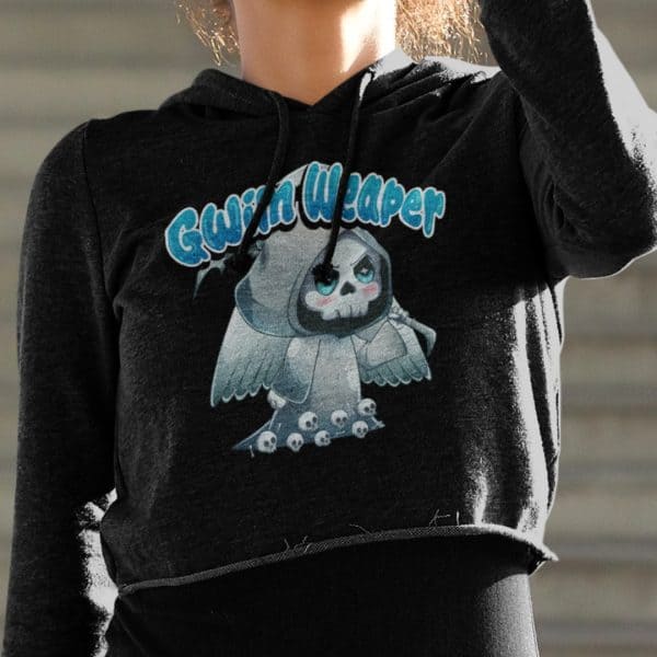 Gwim Weaper Cropped Hoodie - Image 3