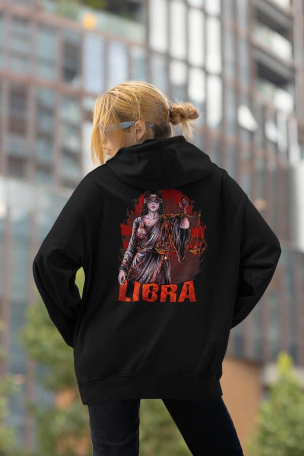 Libra Zodiac Hoodie - Image 4