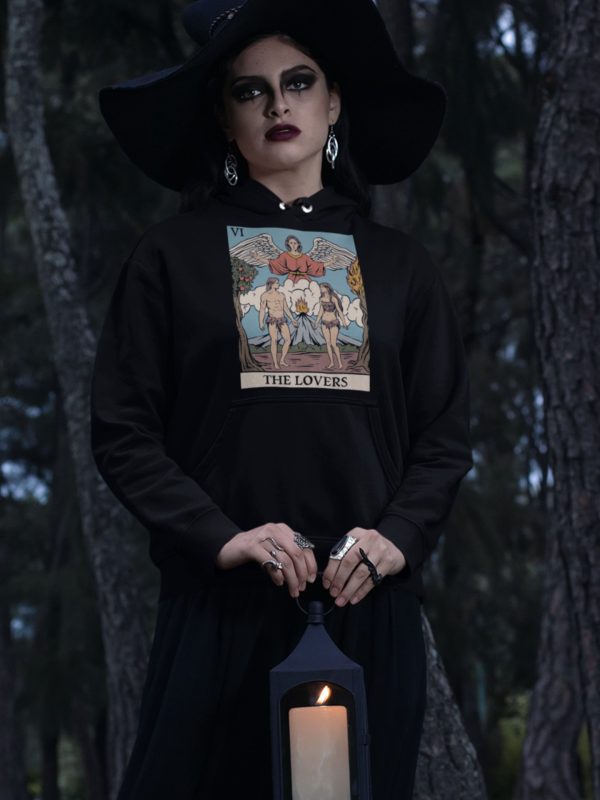 vi. The Lovers Tarot Hoodie - Image 4