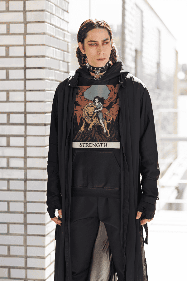 viii. Strength Tarot Hoodie - Image 3