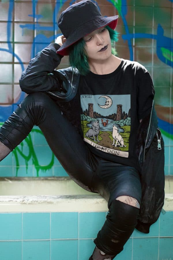 xviii. The Moon Tarot Tee - Image 3