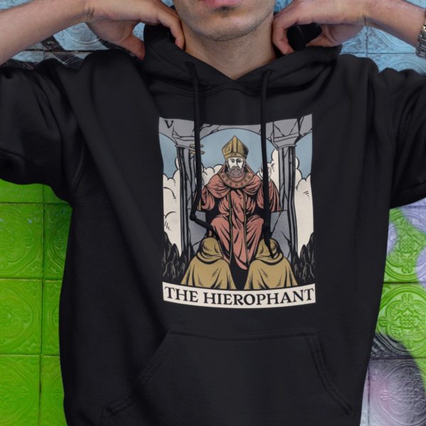 v. The Hierophant Tarot Hoodie - Image 3