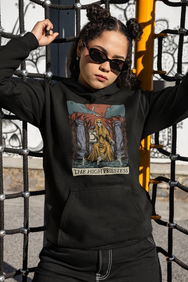 ii. The High Priestess Tarot Hoodie - Image 4