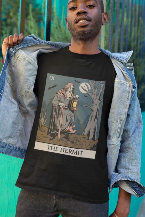 ix. The Hermit Tarot Tee - Image 4