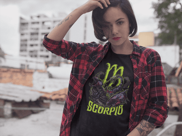 Scorpio Zodiac Tee - Image 3