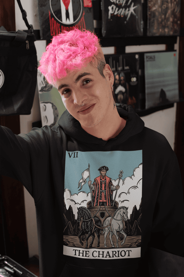 vii. The Chariot Tarot Hoodie - Image 4