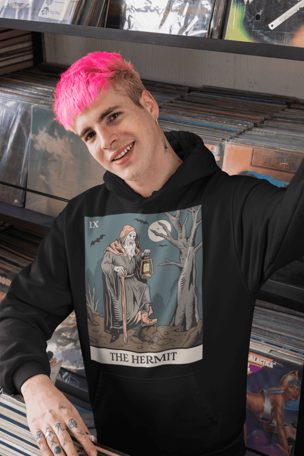 ix. The Hermit Tarot Hoodie - Image 3