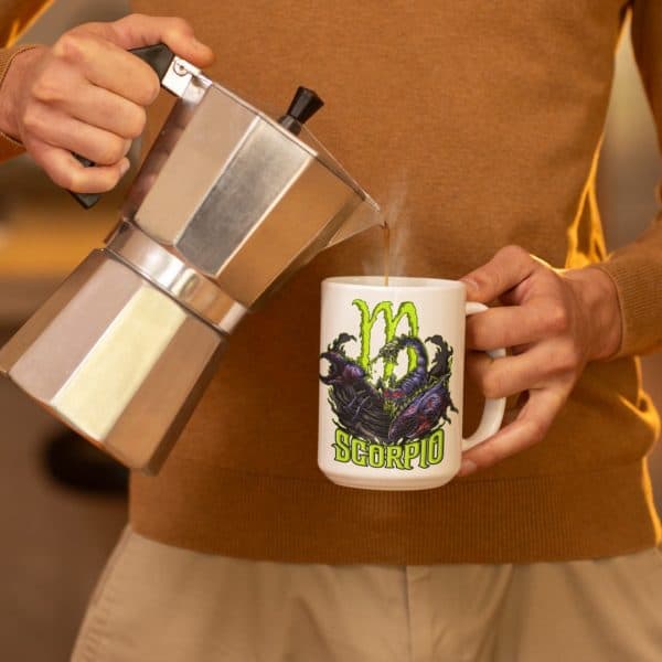 Scorpio Zodiac 15oz Mug - Image 3