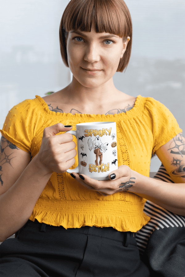 Spooky Bitch 15oz Mug - Image 4